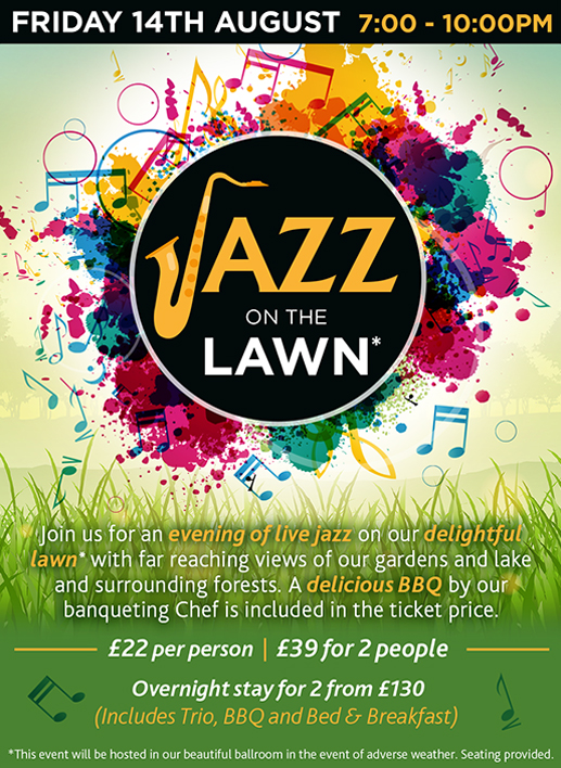 Jazz on the Lawn Lynford Hall, Norfolk 2020